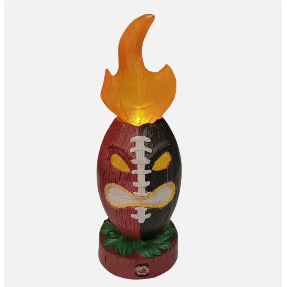 NIB Light UP College Football Shaped Tiki Totem